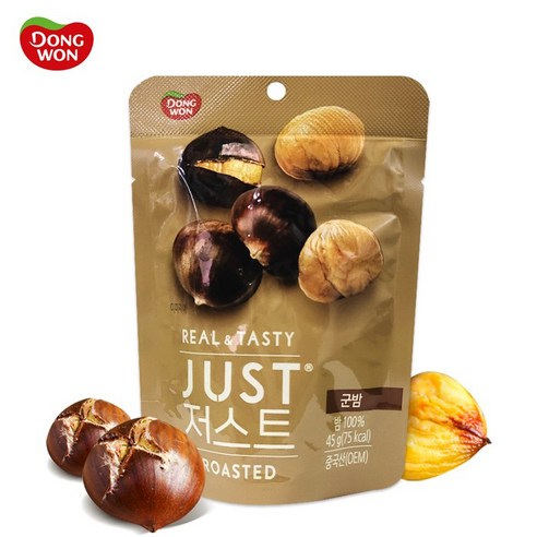동원 저스트 군밤 45gx5봉/밤/맛밤/간식/안주, 45g, 5개
