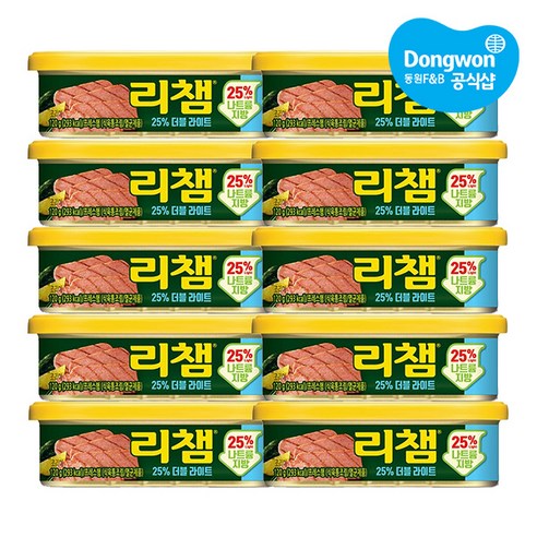 동원 리챔 더블라이트 120g 10개