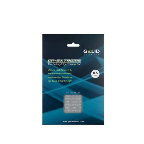GELID GPEXTREME 열 패드 CPU/GPU 카드 마더보드 고성능 방열 실리콘 멀티 사이즈 12W