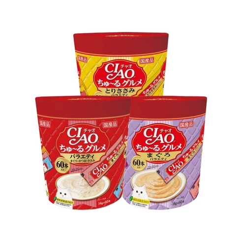 챠오츄르 고양이 구루메 버라이어티 간식 60p