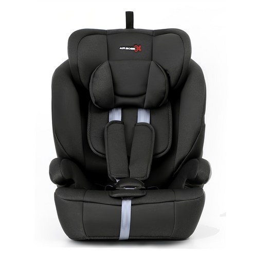 에어보스 제이나인 5점식 ISOFIX 주니어 카시트 고정형, 블랙