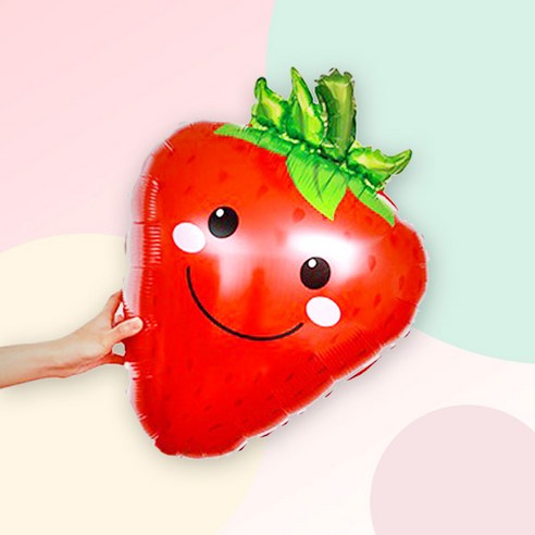 [예쁨주의지호] F 과일풍선/ 야채풍선/ 딸기풍선/ 포도풍선/ 여름풍선/ 토마토풍선, F_과일풍선_딸기