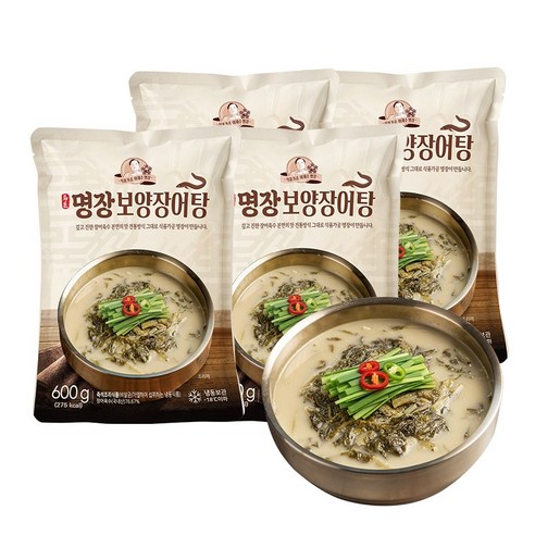 이가네식품 이재수명장 명인의 프리미엄 명장보양장어탕 600g, 4개, 600g