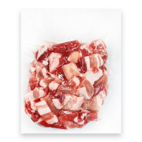 더푸드마켓 국거리용 돼지고기 찌개용 삼겹살 500g
