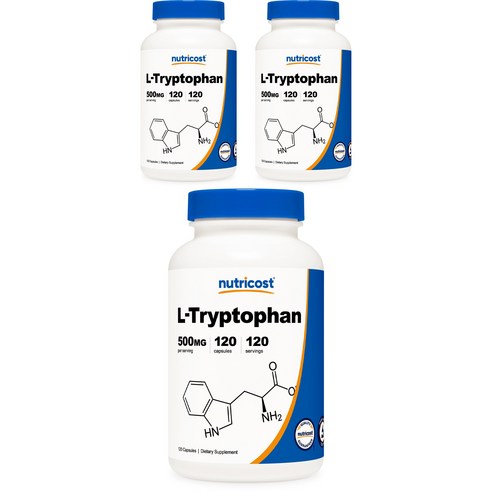 뉴트리코스트 L-트립토판 500mg 캡슐 글루텐 프리