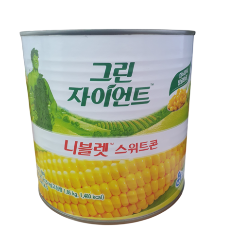 그린 자이언트 니블렛 스위트콘 대용량 옥수수 통조림 2.1kg