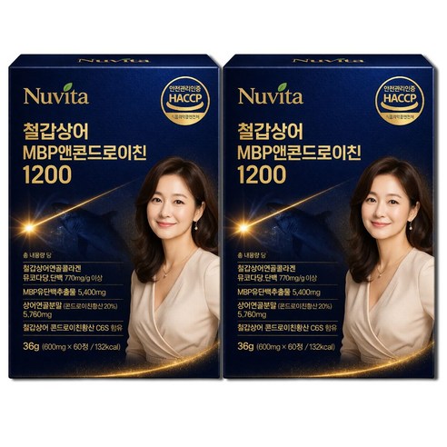 포사인 콘드로이친 1200 돼지 연골 유래 + MBP 앤 콘드로이친 1200 [15개구매시 포사인콘드로이친 세트 증정], 2박스, 60정