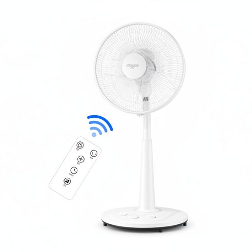 델루체 초미세풍 발터치 리모컨 선풍기 35cm, DLF-FR47W