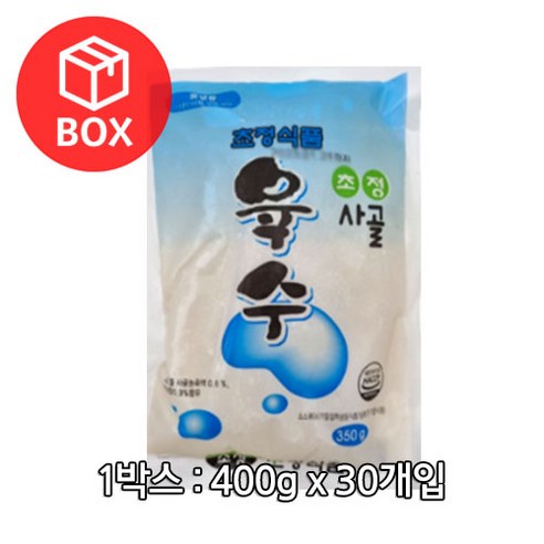 초정식품 사골육수 한 박스 냉면 초계 국수 육수