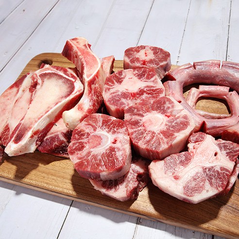 산후조리 소꼬리찜 한우 꼬리반골 꼬리곰탕 2kg 트레이, 2kg, 1개