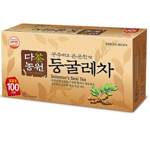(다농원) 둥굴레차 100티백 둥글레차전통차,홈카페,티백,카페인없는차,잎차,허브티,루이보스티,설선물,추석석물,선물세트,물대신차
