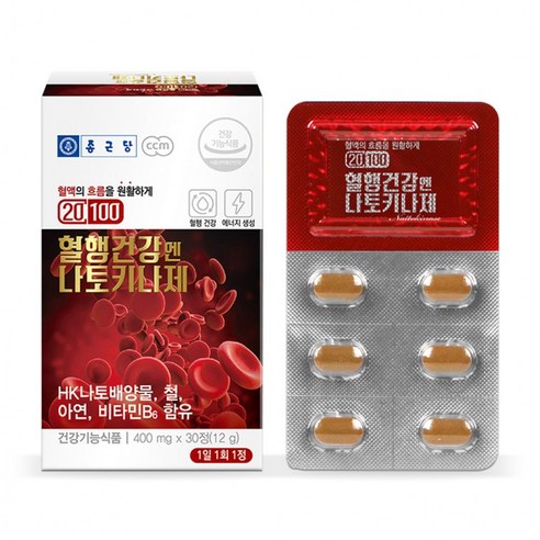 돈스텔 낫토키나아제 혈행건강 나토키나제 400mg x 30정, 1개