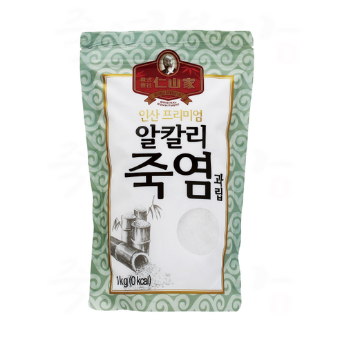 [정품] 인산가 인산죽염 4회 프리미엄 알칼리죽염 미세과립 1kg(4회용융죽염) [당일배송]