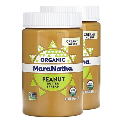 마라나타 피넛버터 스프레드 크리미 454g 2팩