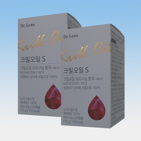 닥터린 크릴오일s 인지질 56 DHA EPA 아스타잔틴 30캡슐 2박스 2개월분