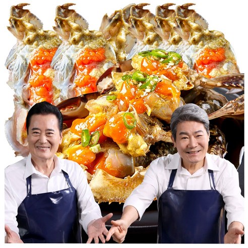 [MJ-FOOD] 지극진성 연평도 알배기 간장게장 1kg, 4개, 1kg