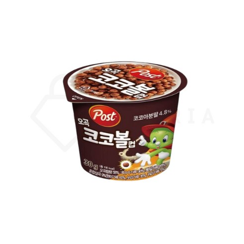 포스트 오곡 코코볼 컵 시리얼, 30g, 24개