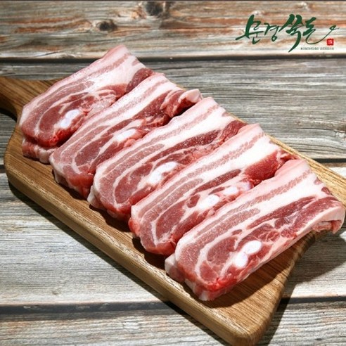 냉장 문경쑥돈 삼겹살 한돈 구이용 500g