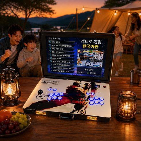 ALMAMA 3D 2026년 현존 최고사양 24인치 21인치 14인치 최신형 레트로게임기 한국어지원 1인용 2인용 4인용 가정용 오락실게임, 21인치3D