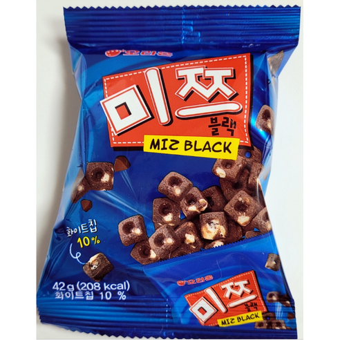 오리온 미쯔 블랙 스낵 과자