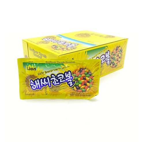 해씨 초코볼 27g x20개 해바라기 초콜릿 아이들 간식