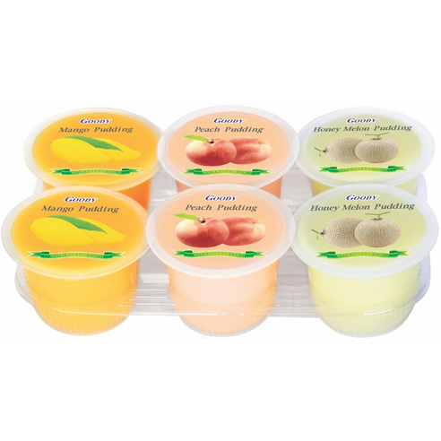 구디 혼합푸딩 120g x 6컵 x 3팩 총 18컵