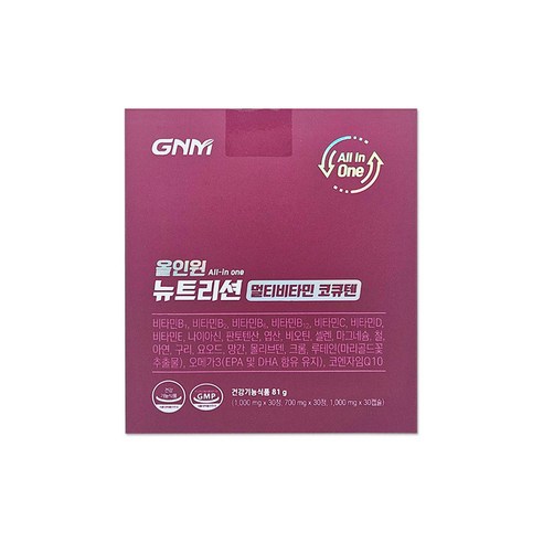 GNM자연의품격 올인원 뉴트리션 멀티비타민 코큐텐