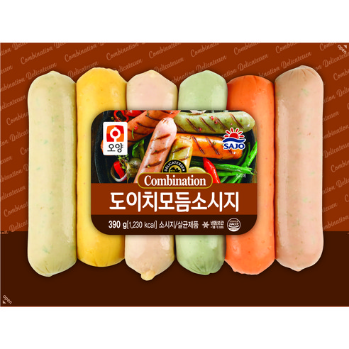 오양 도이치모듬소시지 390g 1개