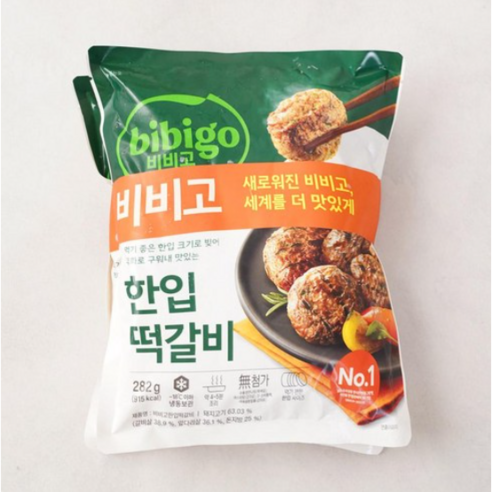 [메가마트]CJ 비비고 한입 떡갈비 282g