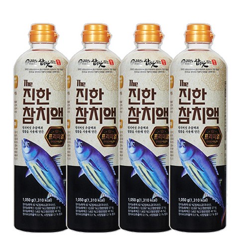 김하진의 참 맛있는 맛 The 진한 참치액, 1.05kg, 4개