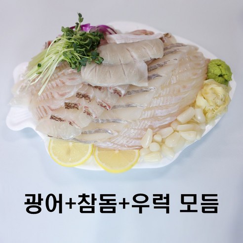 가락시장 노다지수산 [광어+우럭] 스페셜 모듬회