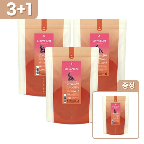 [3개 선택시 1개 더] 두손애약초 타히보 차 티백 (시음용 5티백 추가 증정), 1g, 3박스, 50개입