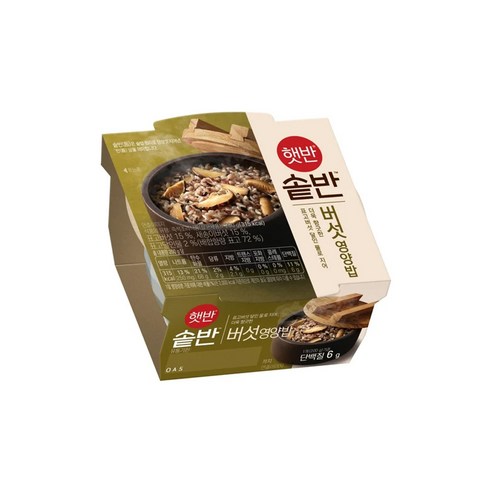햇반 솥반 버섯 영양밥, 200g, 14개