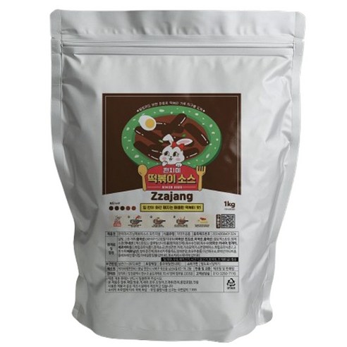 펀치미 떡볶이 소스 분말 가루 짜장맛, 1개, 1kg