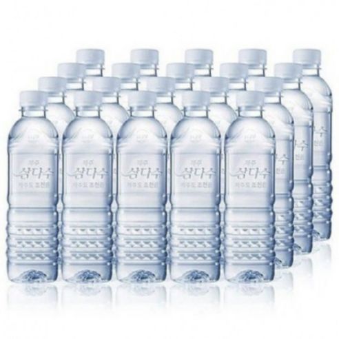 믿으니까 청정 제주 삼다수 그린 무라벨 500ml x 20개입  믿고 마시는 생수