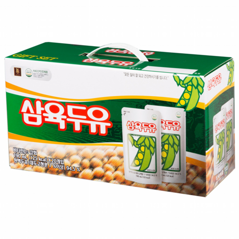 [삼육식품] 삼육오리지널파우치 40개 온가족 달지않은건강두유 식사대용으로 유통기한5달이상