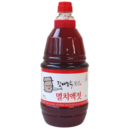 김명수젓갈 명인 김장 필수 3년 숙성 프리미엄 멸치액젓, 1.8L, 1개