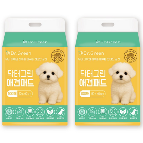 닥터그린 배변패드 고흡수 무향 대용량 일본SAP 미국펄프