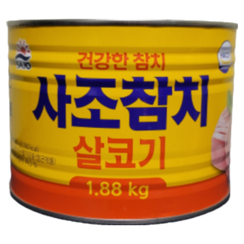 사조참치 살코기, 1.88kg, 1.88kg, 3개