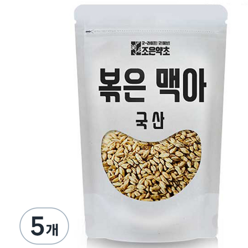 조은약초 볶은 맥아, 300g, 5개