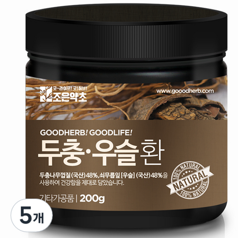 조은약초 두충우슬환, 5개, 200g