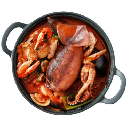 통오징어 해물짬뽕탕 650g (면세), 1개, 650g