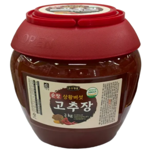 순창 상황버섯 고추장 2kg  식자재마트