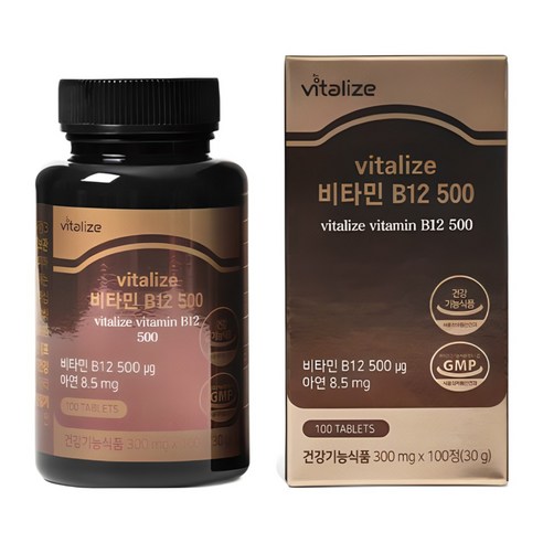 바이탈라이즈 비타민B12 500 & 아연
