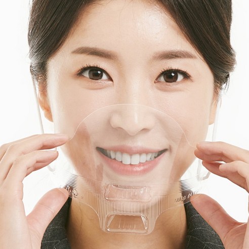 원데이 투명 위생 마스크 1박스(300EA), 1박스（10팩 총300개）