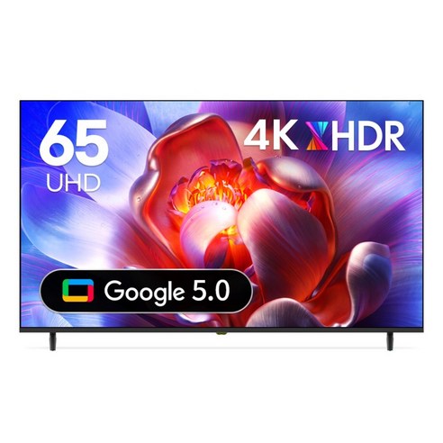장기 사용 관리 편의 tv 추천 26년형 신제품 구글5.0 탑재 아바 스마트 PRO 165cm (65인치) UHD 1등급 구글TV, 자가설치(직배송), 고객직접설치, 스탠드형, 65인치