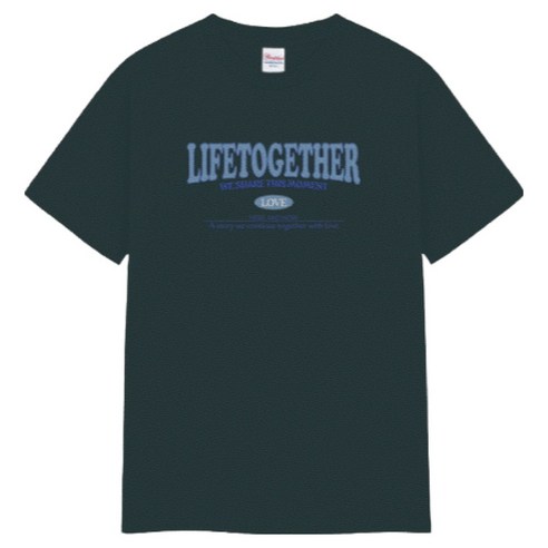 온어스샵 레터링 가족티셔츠 가족여행티 패밀리룩 반팔티 가족사진의상