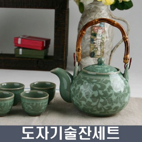 쿠팡! L972702 청자_ 백당초_ 주기_ 5인세트