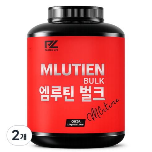 바이츠 엠루틴 퍼스널벌크 포뮬러 3.2kg +3.2kg 총6.4kg  단백질보충제 프로틴 쉐이크 탄수화물 체중 근육 체력 헬스 벌크업 게이너