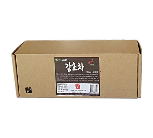 박하차와 작두콩 차